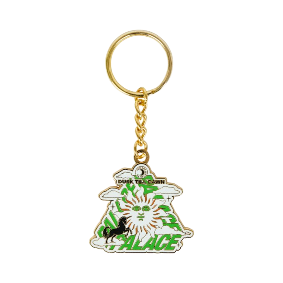 - Palace Da One Keyring White Gold - 21FW
