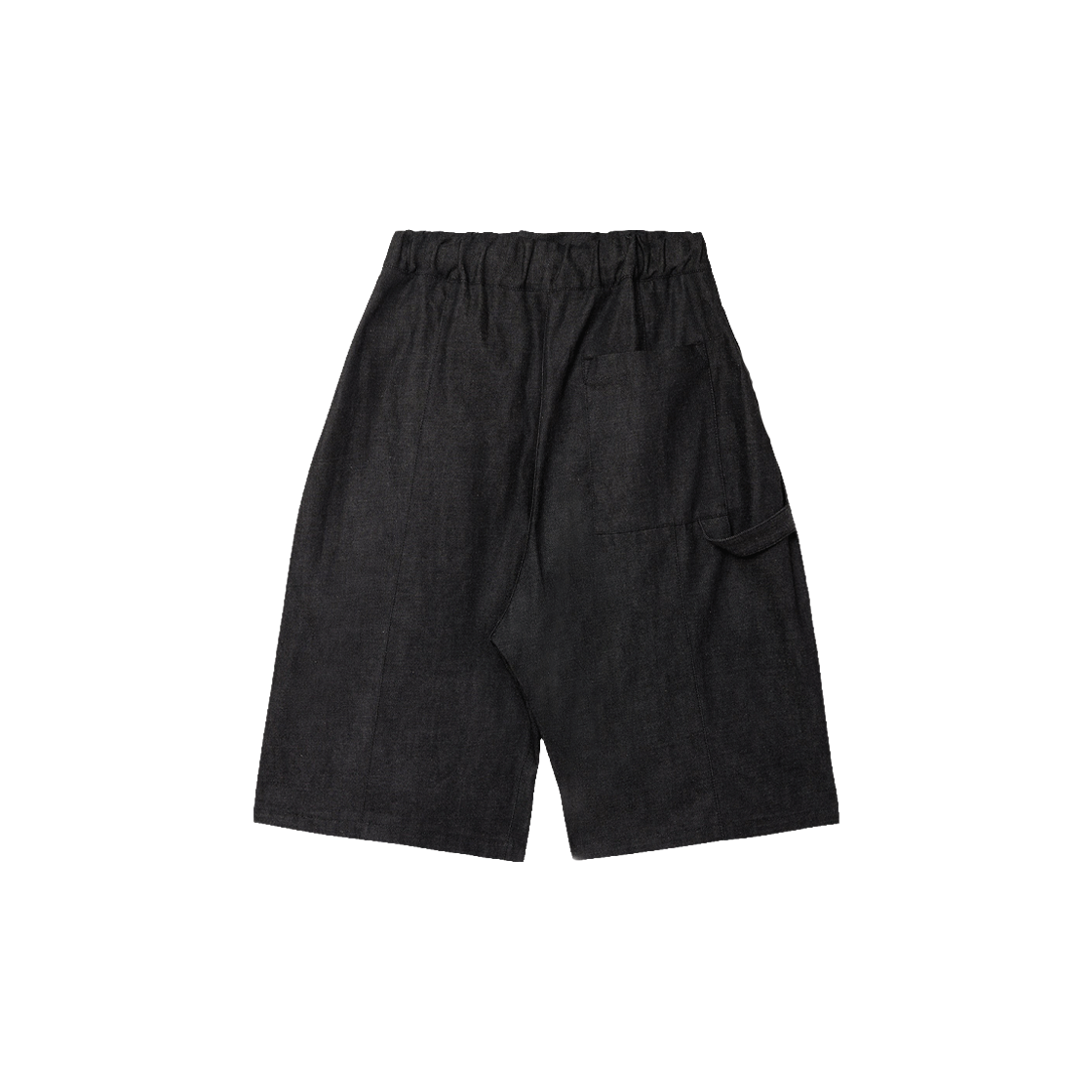 세이지 네이션 박스 플리츠 쇼츠 데님 로우 블랙 - 26SS(Sage Nation Box Pleat Short Denim Raw Black - 26SS) - 2