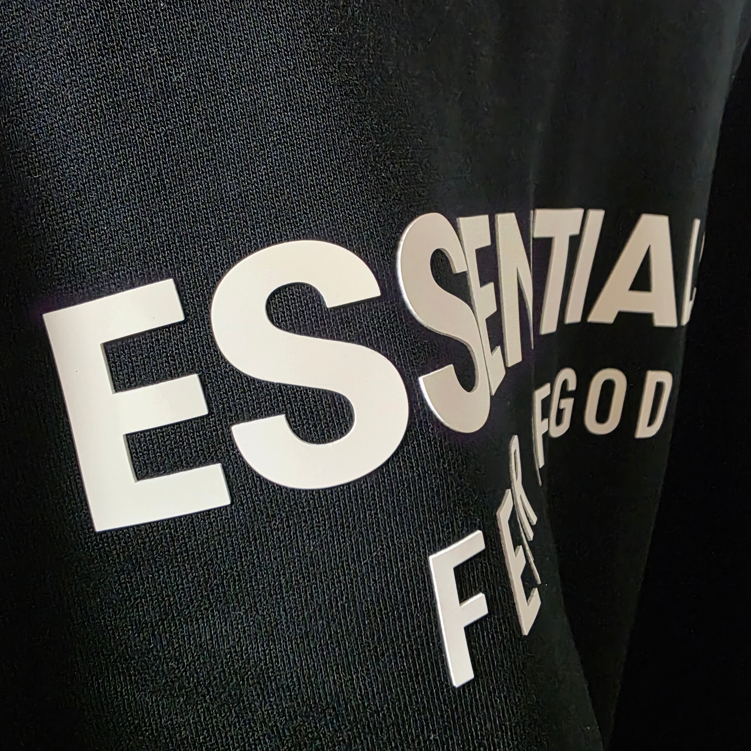 Essentials Classic Full Zip Up Hoodie Vintage Black - 25FW 착용 스타일 - 2