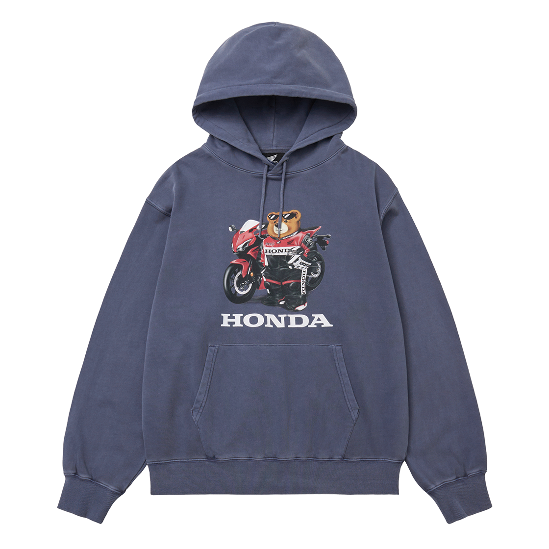 혼다 피그먼트 레이싱 베어 후디 네이비(Honda Pigment Racing Bear Hoodie Navy) - 1