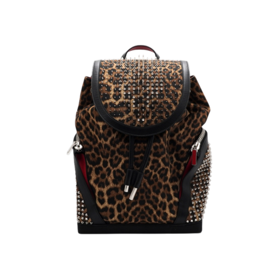 크리스찬루부탱 레오파드 프린팅 스터드 익스플로라펑크 남여공용 백팩aa61258(Christian Louboutin Leopard Print Studded Explorafunk Unisex Backpack) - 1