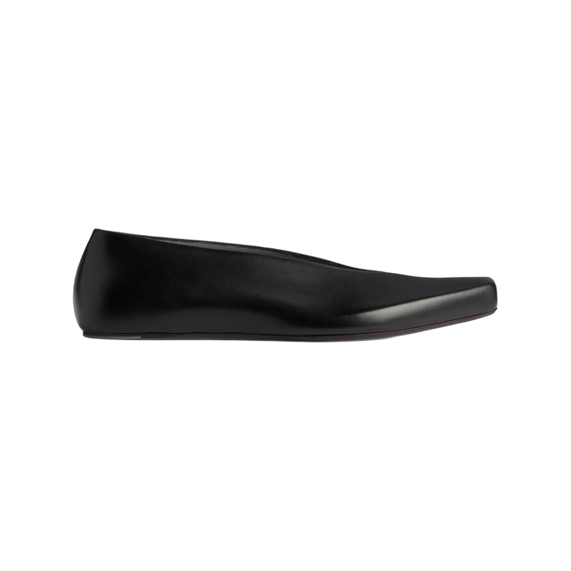 869870WCEX01000 (W) Balenciaga Duchesse Ballerina Flat In Black