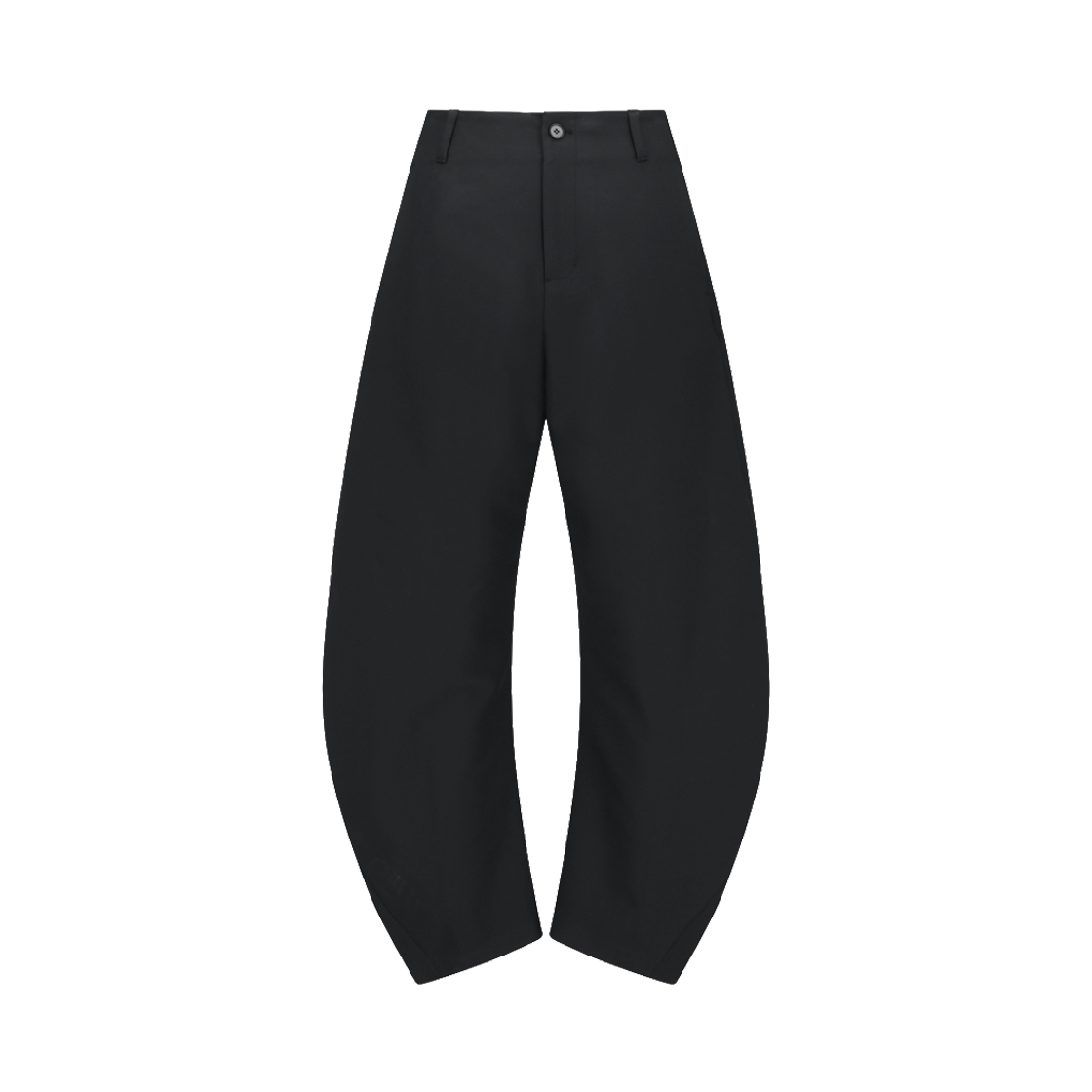 KM6APALAM58BK Amomento Men's Curved Silhouette Pants Black - 26SS