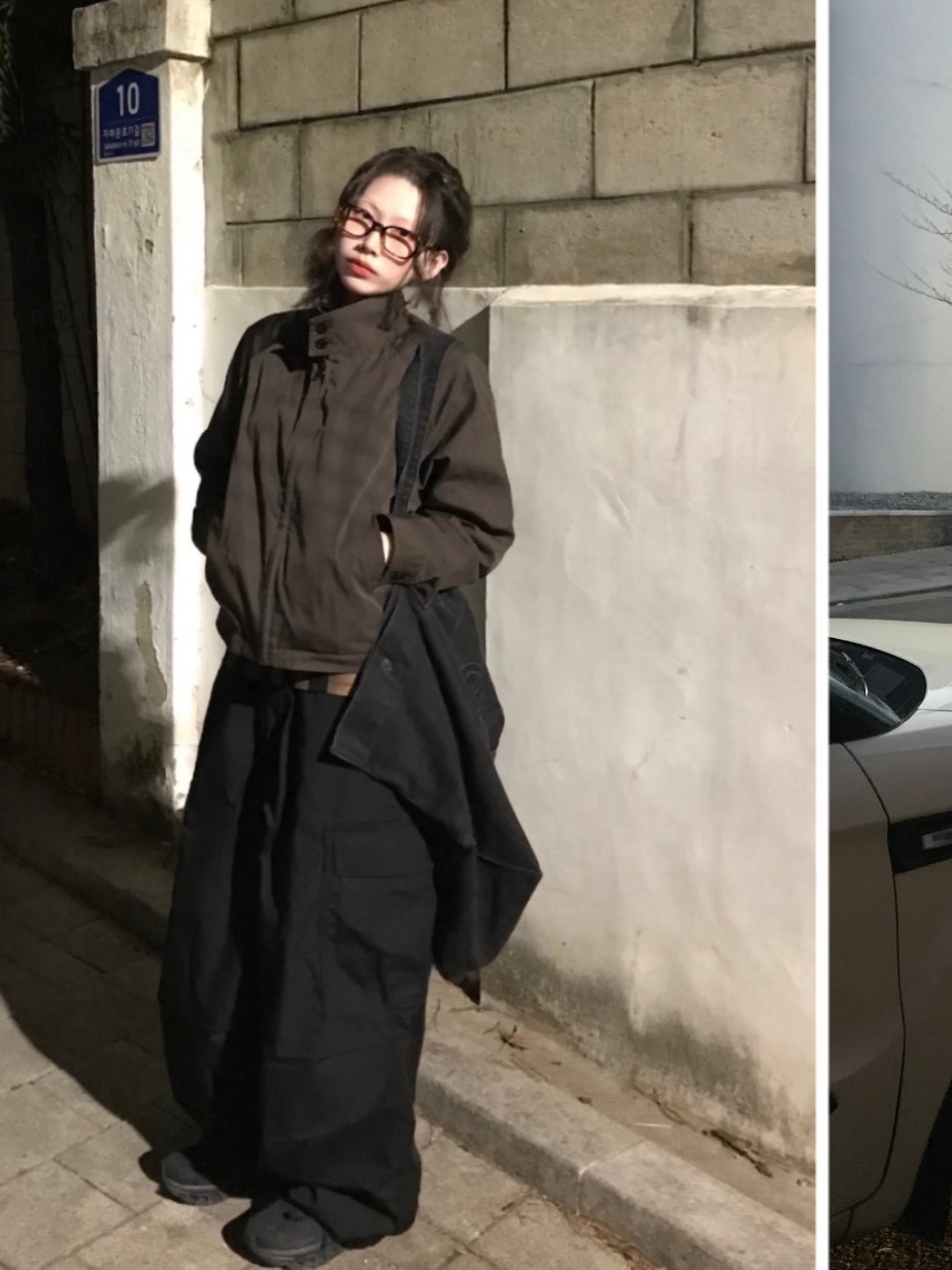 Kapital 20 Curtain Concho Print Jersey Crew Long T-Shirt Black, On Running Cloudmonster Void Black 착용 스타일 - 1