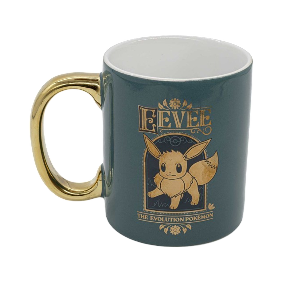 포켓몬 x 내츄럴 히스토리 뮤지엄 이브이 머그 그린(Pokemon x Natural History Museum Eevee Mug Green)