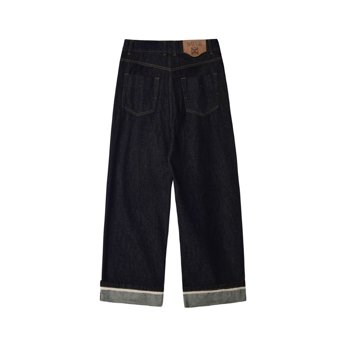 [사은품 증정] 세터 논페이드 데님 롤업 팬츠 인디고([사은품 증정] SATUR Nonfade Denim Roll Up Pants Indigo) - 2