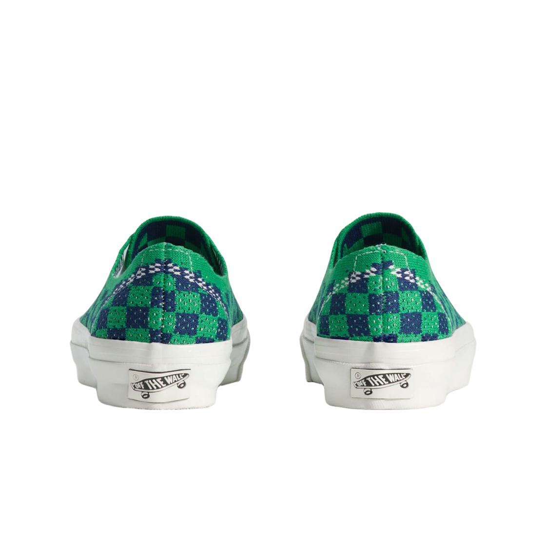 반스 프리미엄 어센틱 44 EK 펑크 체크 그린 네이비(Vans Premium Authentic 44 EK Punk Check Green Navy) - 2