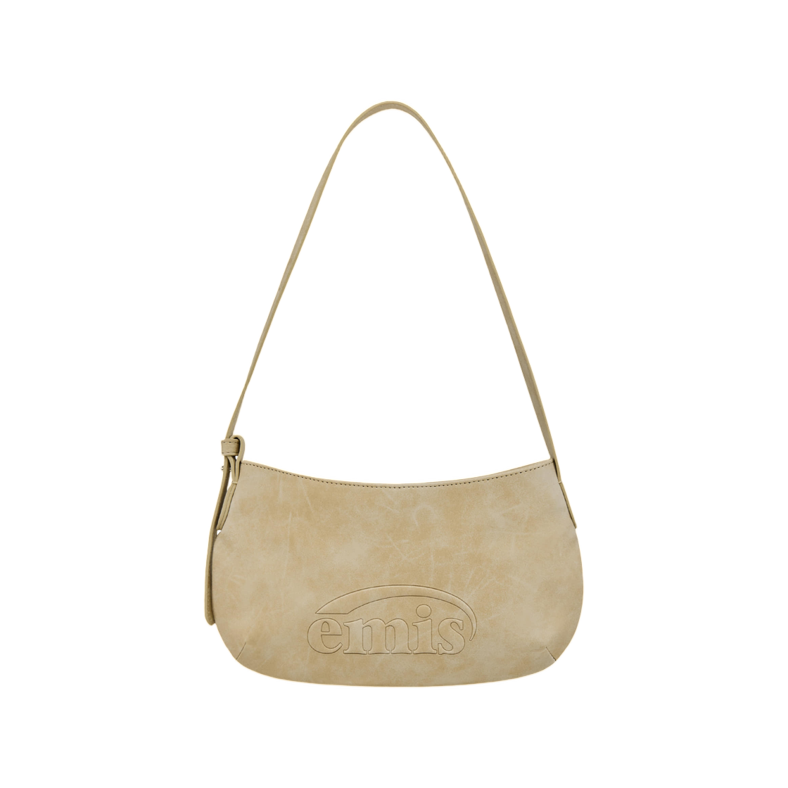 이미스 로고 엠보스 토트백 베이지(Emis Logo Embossed Tote Bag Beige)