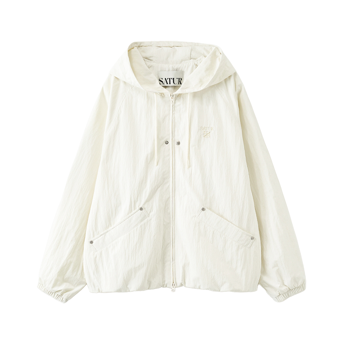 세터 라이트 웨이트 후드 자켓 크림(SATUR Light Weight Hood Jacket Cream)
