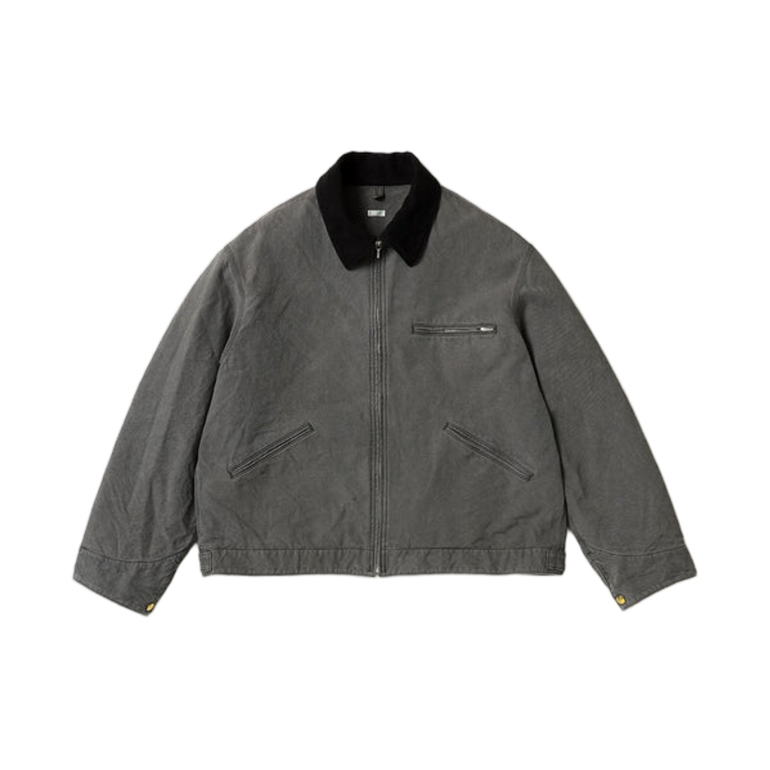 아프레쎄 빈티지 실크 코튼 디트로이트 자켓 그레이 - 26SS(A.Presse Vintage Silk Cotton Detroit Jacket Gray - 26SS) - 1