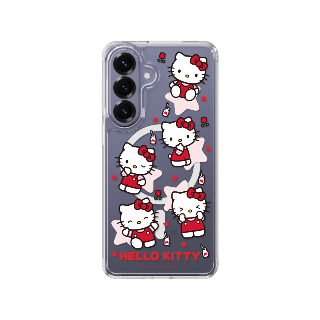 에스엘비에스 헬로키티 패턴 클리어 마그넷 케이스 for S26 Series(SLBS HELLO KITTY Pattern Clear Magnet Case for S26 Series) - 3