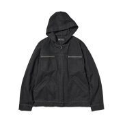 GU x Undercover Undercover Denim Zip-Up Hoodie Black