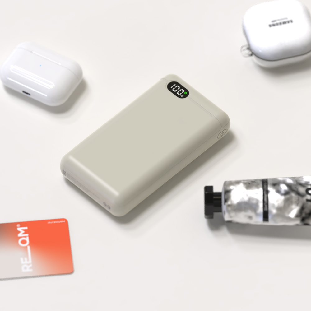 리큐엠 20000mAh 잔량표시 고속충전 대용량 보조배터리 QP2000C(REQM PowerBank 20W 20000mAh) - 6