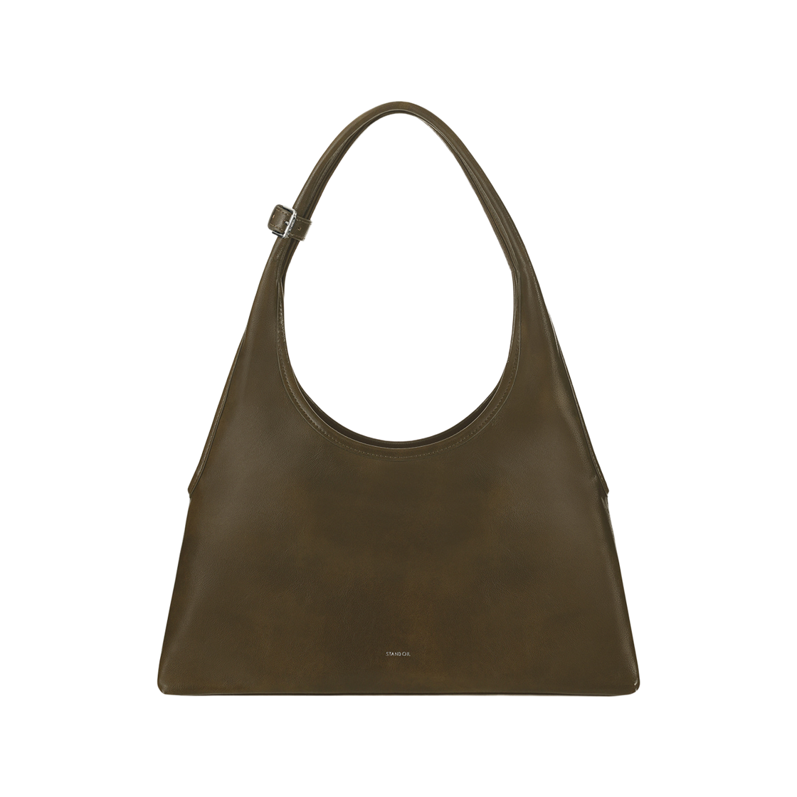 스탠드 오일 미니 링고백 카키 브라운(Stand Oil Mini Ringo Bag Khaki Brown)
