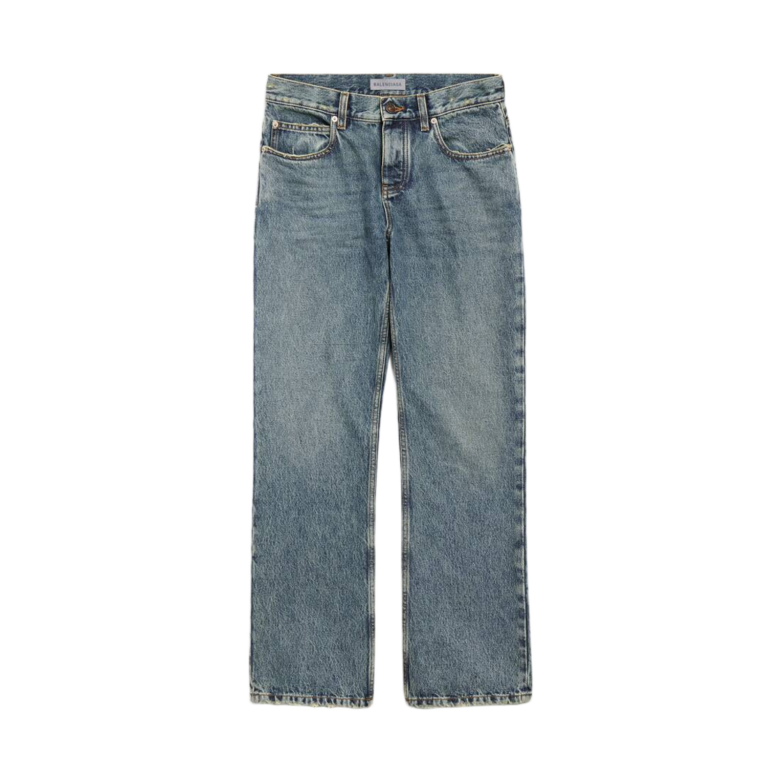 872170TUW584129 (W) Balenciaga Regular Fit Jeans In Dirty Vintage Blue