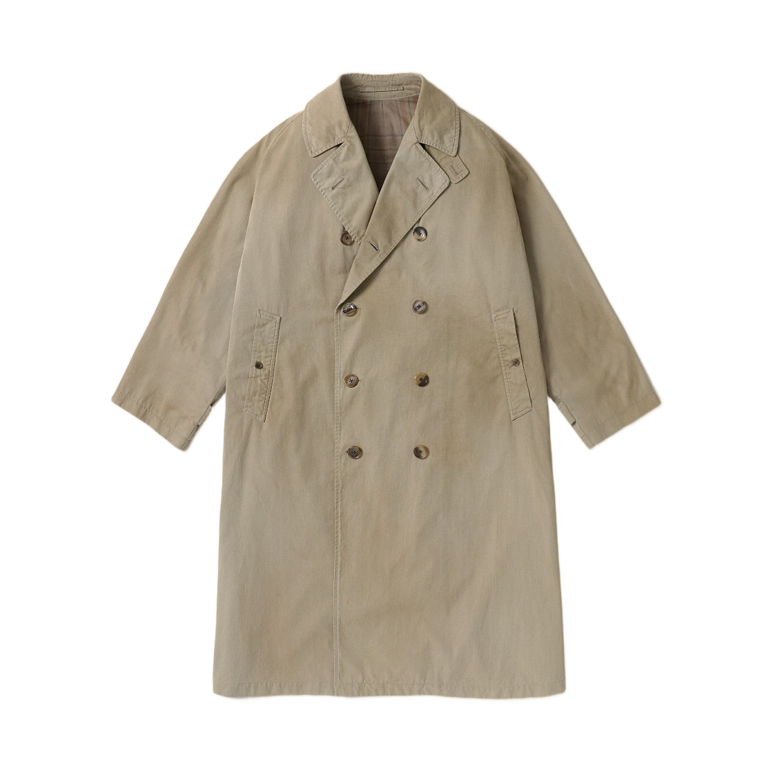 아프레쎄 빈티지 트렌치 코트 에크루 - 26SS(A.Presse Vintage Trench Coat Ecru - 26SS)