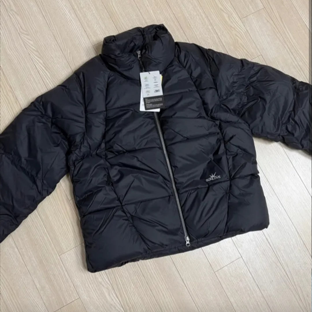 Sunlove Fly Light Down Jacket Charcoal 착용 스타일