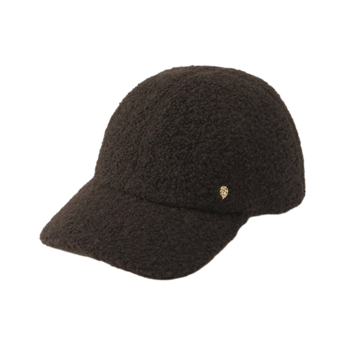 HAT52114 Helen Kaminski Bower Wool Blend Cap Chocolate