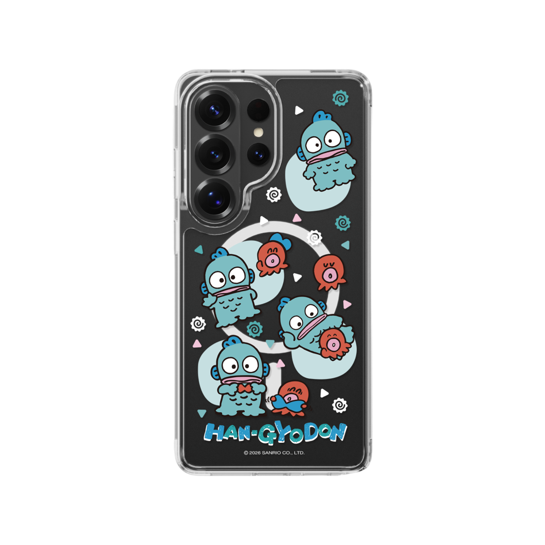 에스엘비에스 한교동 패턴 클리어 마그넷 케이스 for S26 Series(SLBS HANGYODON Pattern Clear Magnet Case for S26 Series) - 5