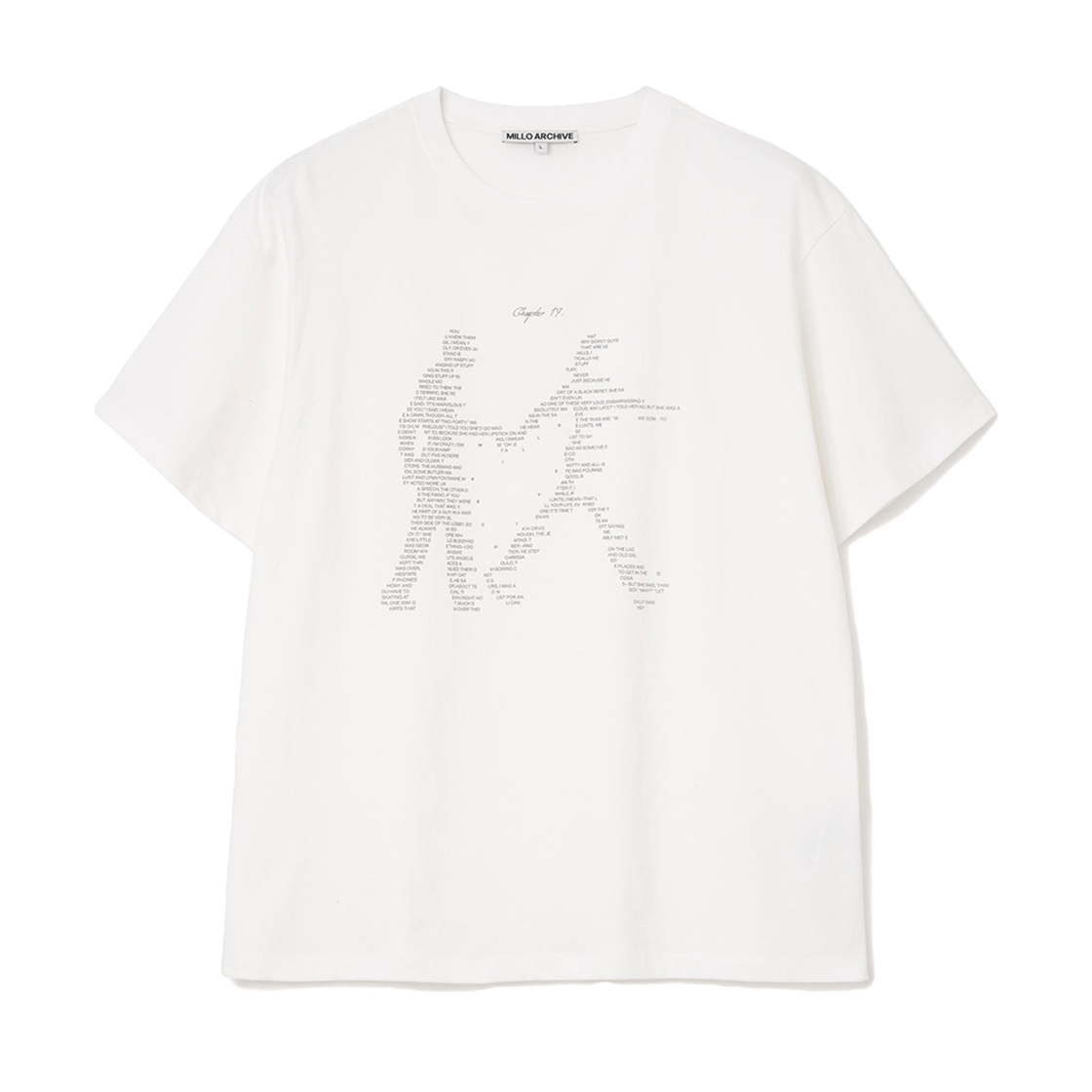 밀로 아카이브 챕터 17 티셔츠 화이트(Millo Archive Chapter 17 T-Shirt White)