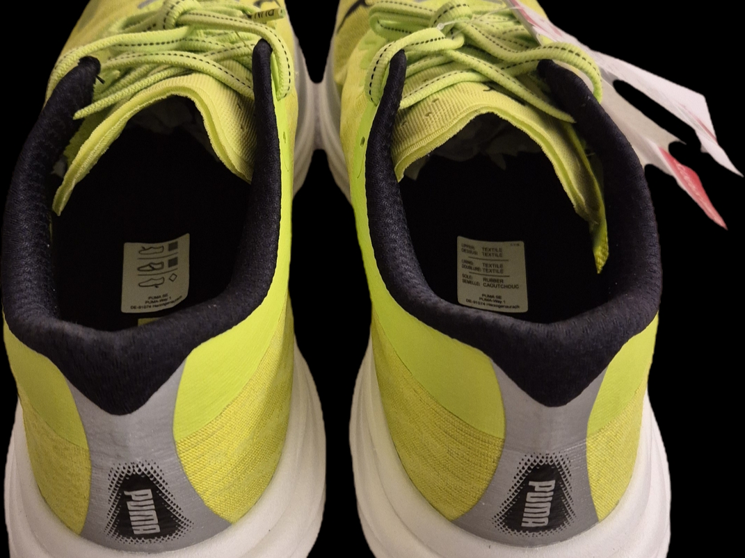 Puma Deviate Nitro 2 Lime Pow Black 착용 스타일 - 2