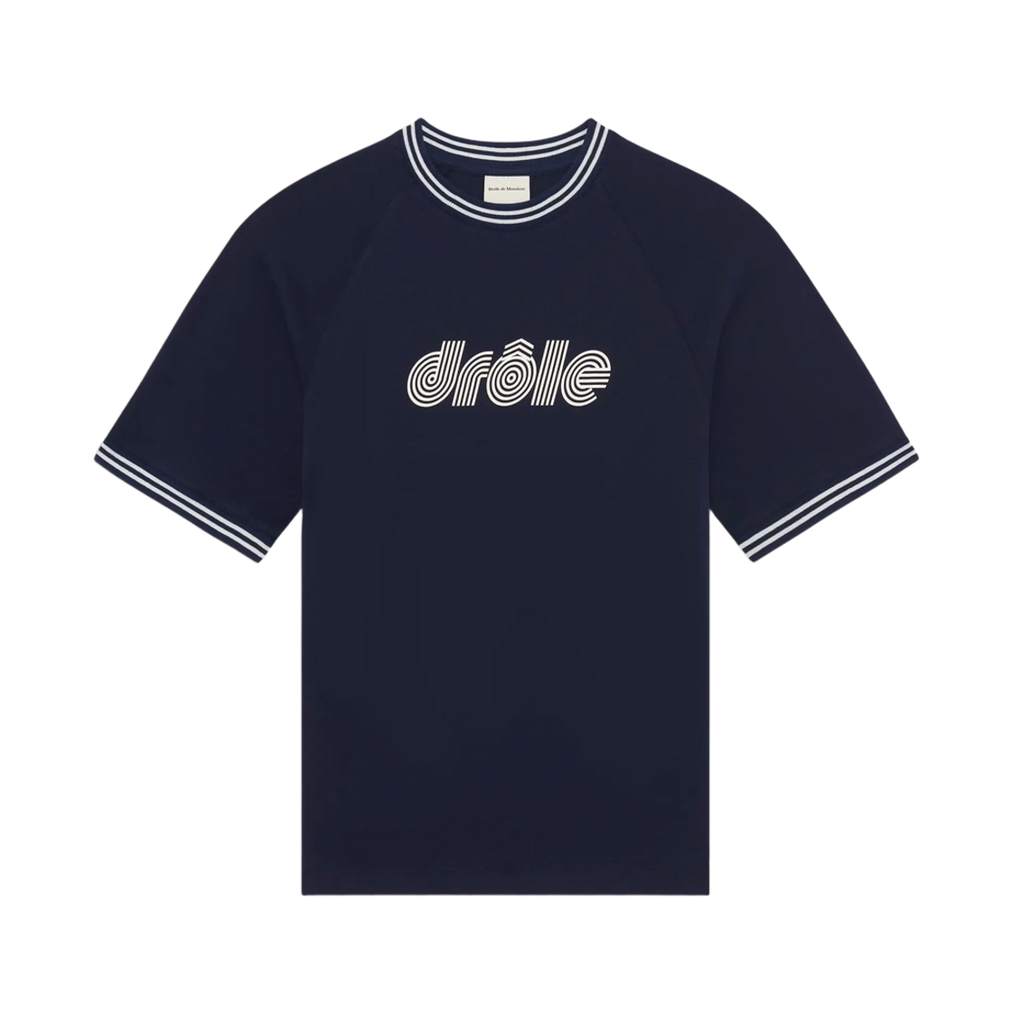TS272-CO002-NY Drole de Monsieur Le Drole Sport T-Shirt Navy