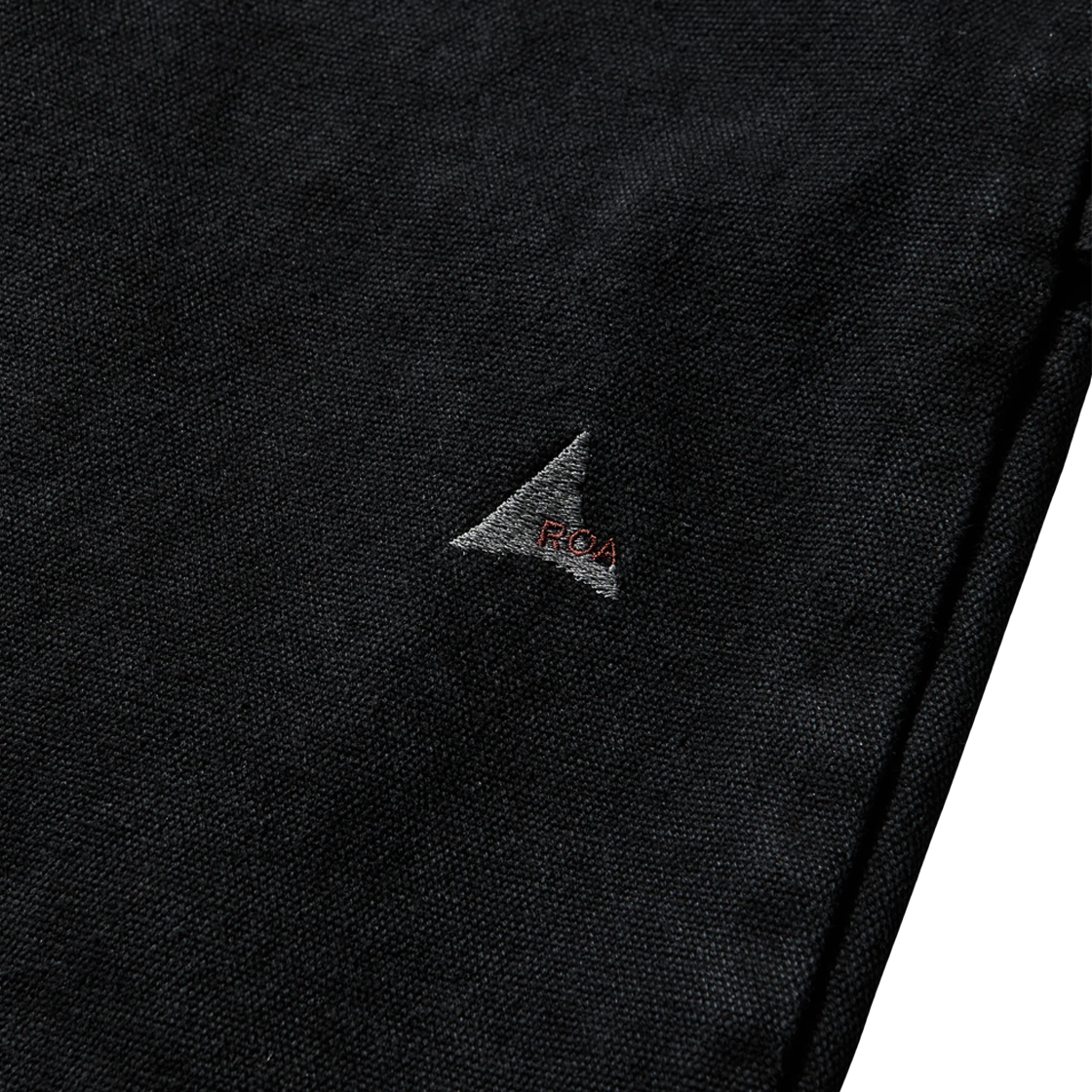 로아 애쉬 캔버스 쇼츠 워시드 블랙 - 26SS(ROA Ash Canvas Shorts Washed Black - 26SS) - 4