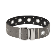Vacant Archive Rei Stud Wide Belt Charcoal