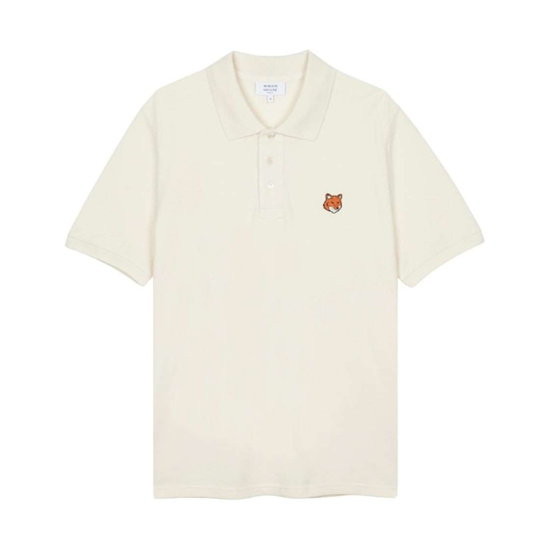 PM00209KP0002-0063 [20% 쿠폰] Maison Kitsune Fox Head Regular Polo Noble Beige