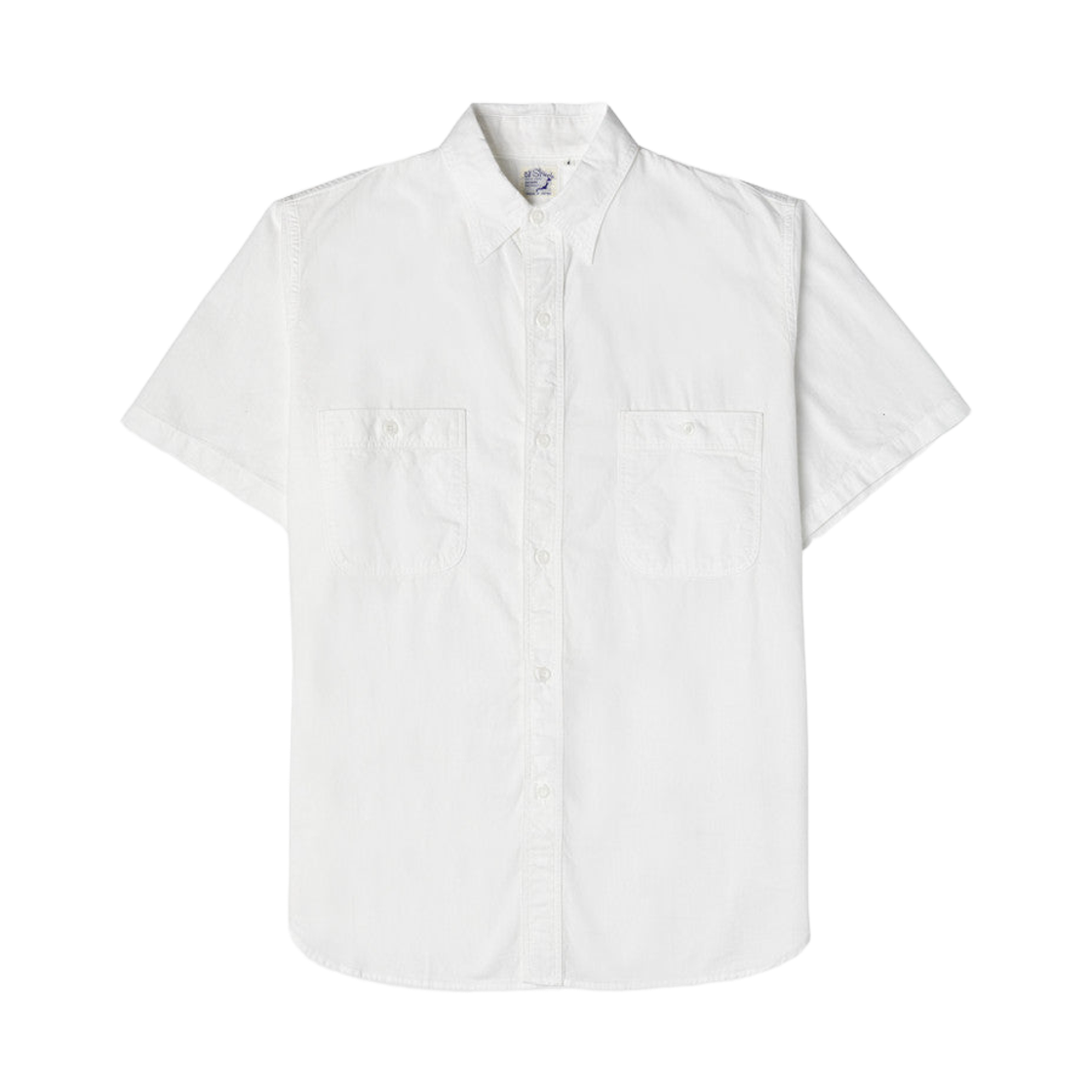 오어슬로우 V8170 숏슬리브 워크 셔츠 화이트(Orslow V8170 S/S Work Shirt White)