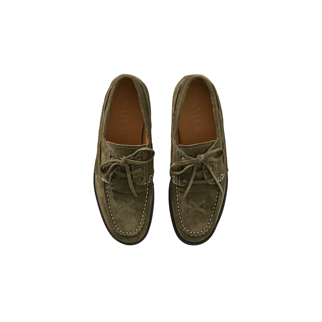 세터 레가타 스웨이드 보트 로퍼 카키(SATUR Regatta Suede Boat Loafer Khaki) - 3