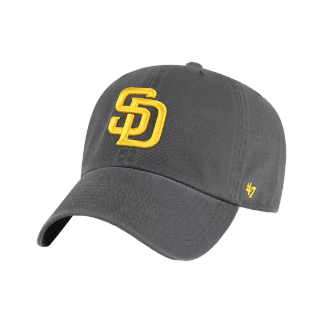 47브랜드 샌디에이고 파드리스 '47 클린 업 차콜(47 Brand San Diego Padres '47 Clean Up Charcoal) - 1