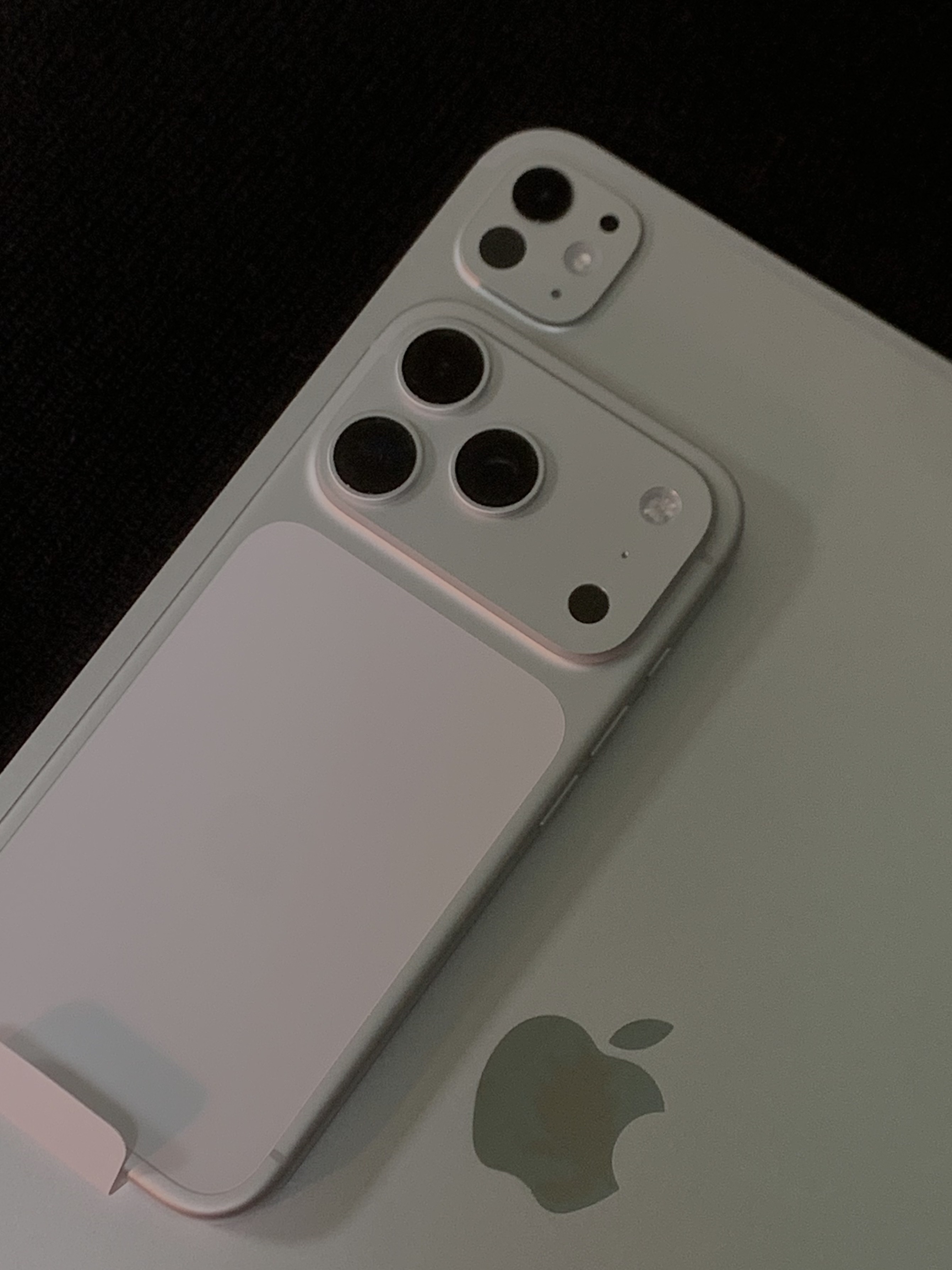 Apple iPhone 17 Pro 256GB Silver, Apple iPad Pro 8th Generation 13-inch M5 Wi-Fi 256GB Standard Glass Silver (Korean Ver.) 착용 스타일 - 2