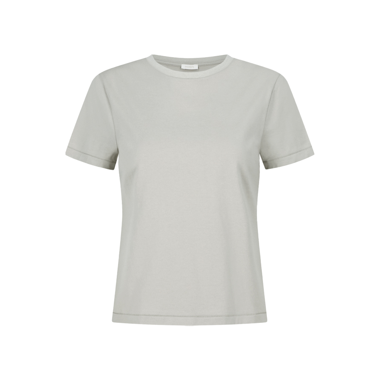 아모멘토 우먼 베이직 티셔츠 그레이 - 26SS(Amomento Women Basic T-Shirt Grey - 26SS)