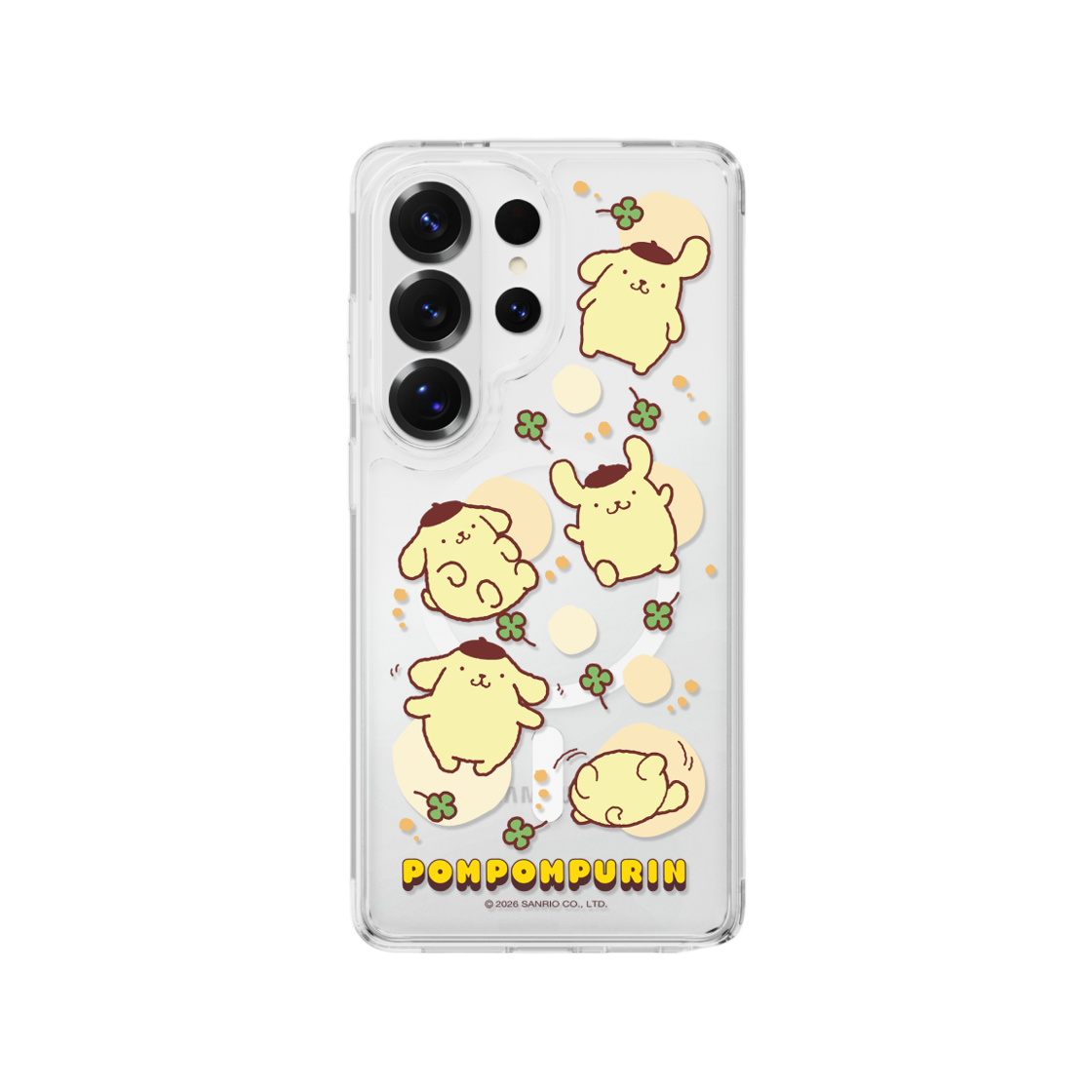 에스엘비에스 폼폼푸린 패턴 클리어 마그넷 케이스 for S26 Series(SLBS POMPOMPURIN Pattern Clear Magnet Case for S26 Series)