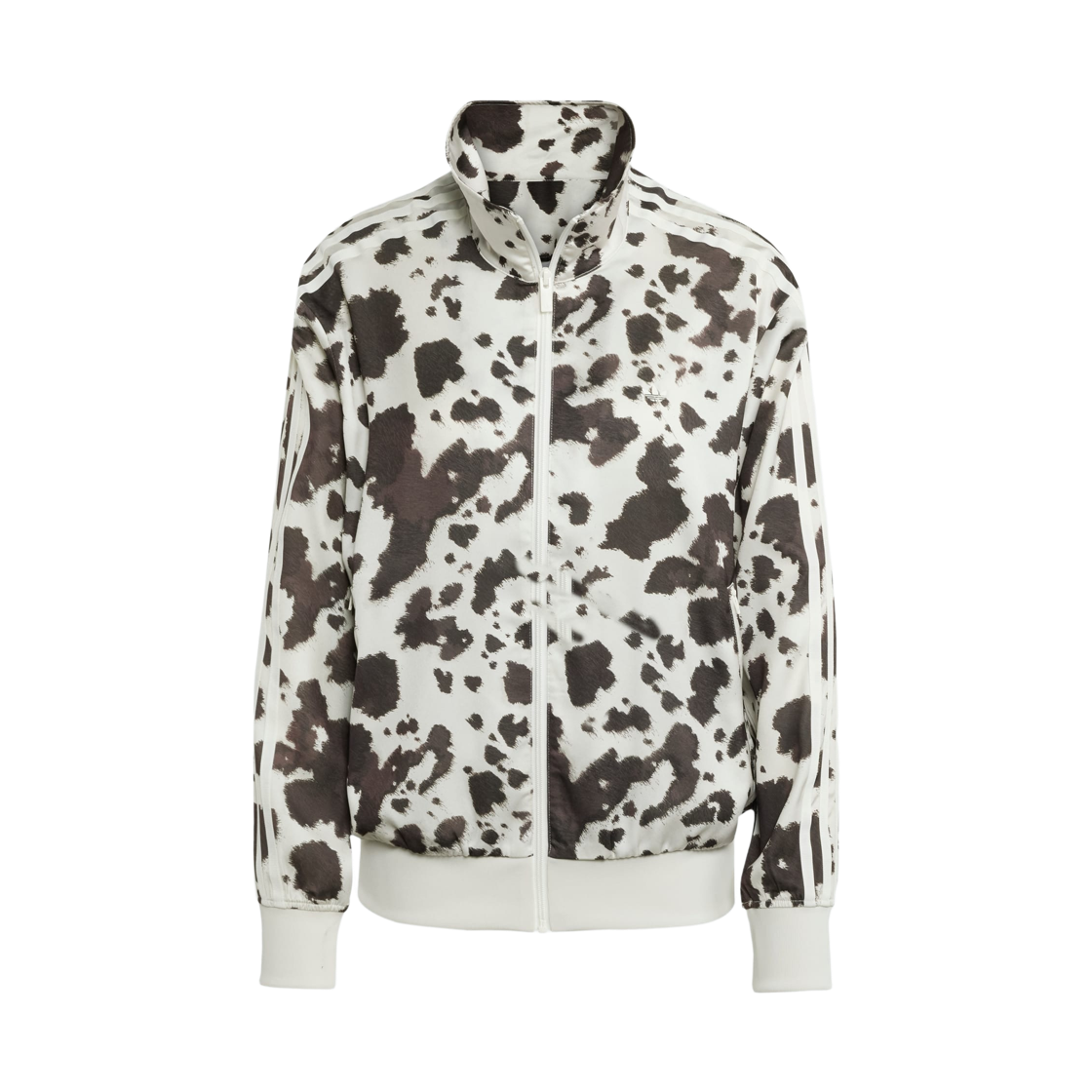 (W) 아디다스 오리지널스 사틴 트랙탑 멀티컬러 오프 화이트 - KR 사이즈((W) Adidas Originals Satin Track Top Multicolor Off White - KR Sizing) - 1