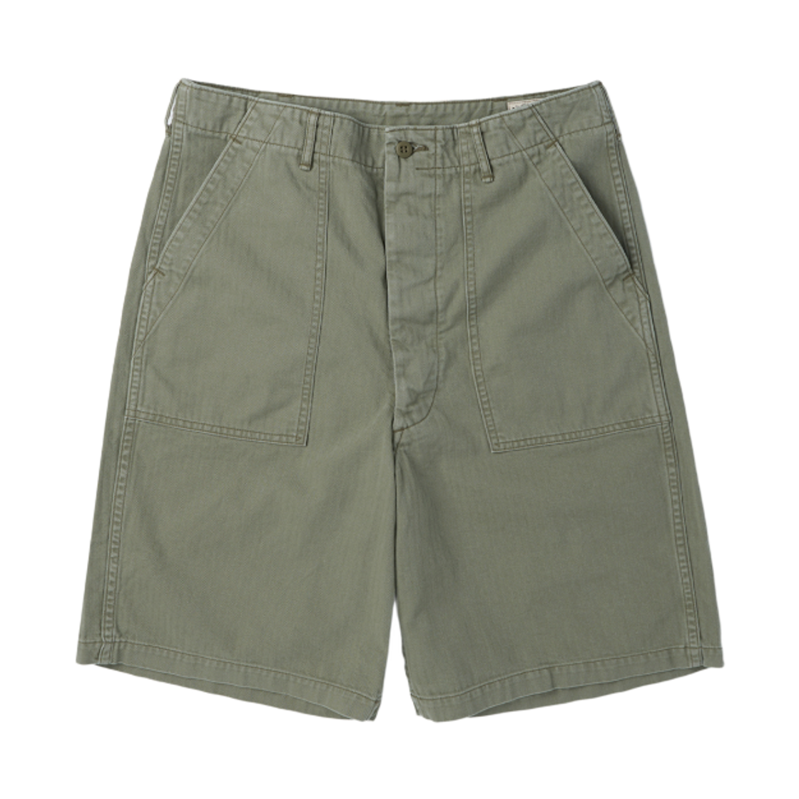 오어슬로우 7103 썸머 퍼티그 쇼츠 그린(Orslow 7103 Summer Fatigue Shorts Green) - 1