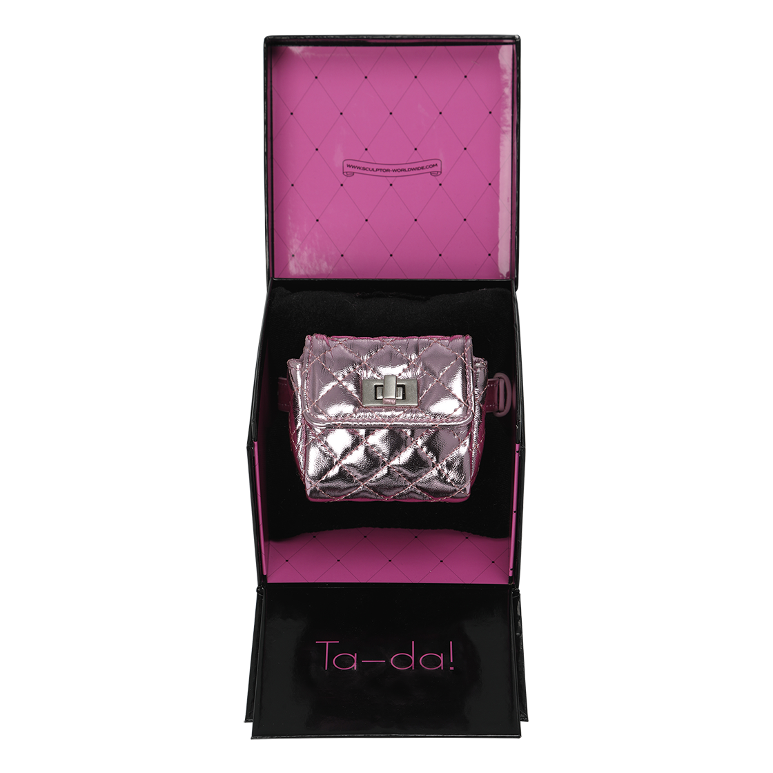 SC26S699PK Sculptor I Coin Purse Metallic Pink