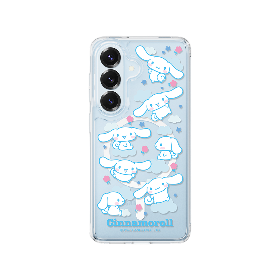 에스엘비에스 시나모롤 패턴 클리어 마그넷 케이스 for S26 Series(SLBS CINNAMOROLL Pattern Clear Magnet Case for S26 Series) - 3