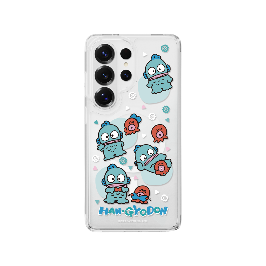 에스엘비에스 한교동 패턴 클리어 마그넷 케이스 for S26 Series(SLBS HANGYODON Pattern Clear Magnet Case for S26 Series)