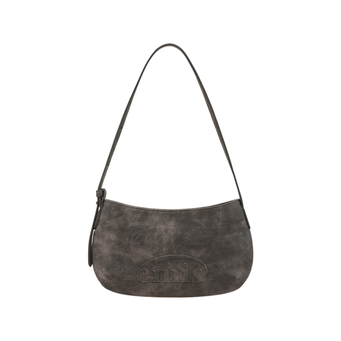 이미스 로고 엠보스 토트백 블랙(Emis Logo Embossed Tote Bag Black)