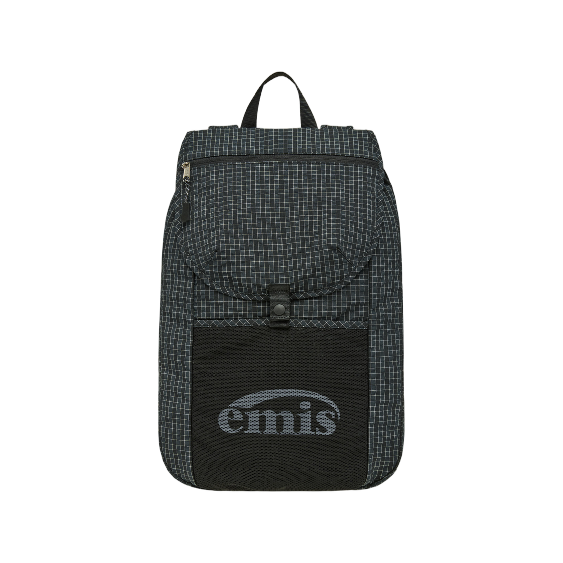 이미스 패커블 체크 백팩 블랙(Emis Packable Check Backpack Black)
