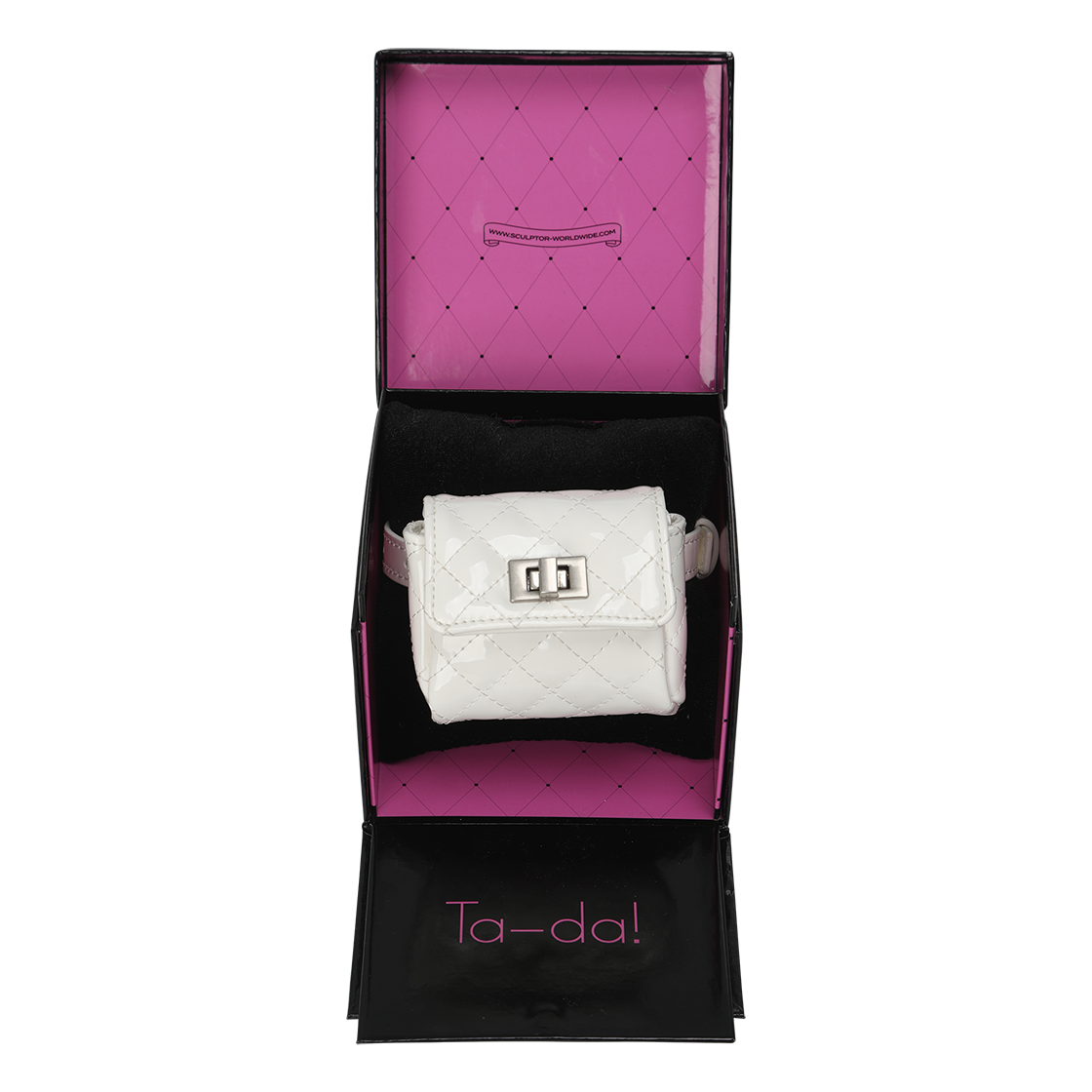 SC26S698WH Sculptor I Coin Purse Enamel White