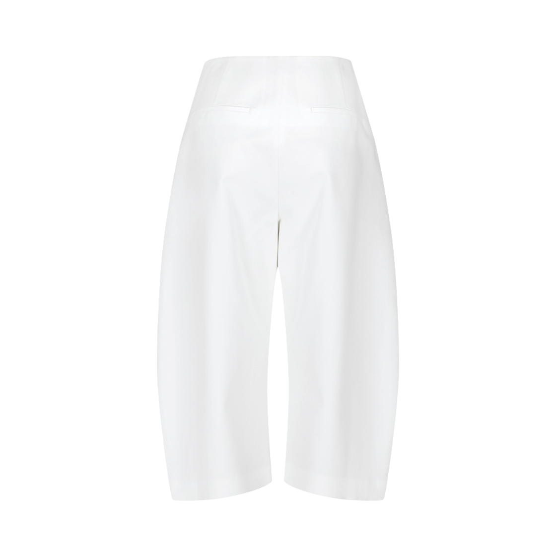 아모멘토 우먼 커브드 카프리 팬츠 화이트 - 26SS(Amomento Women Curved Capri Pants White - 26SS) - 2