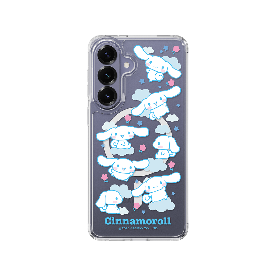 에스엘비에스 시나모롤 패턴 클리어 마그넷 케이스 for S26 Series(SLBS CINNAMOROLL Pattern Clear Magnet Case for S26 Series) - 4