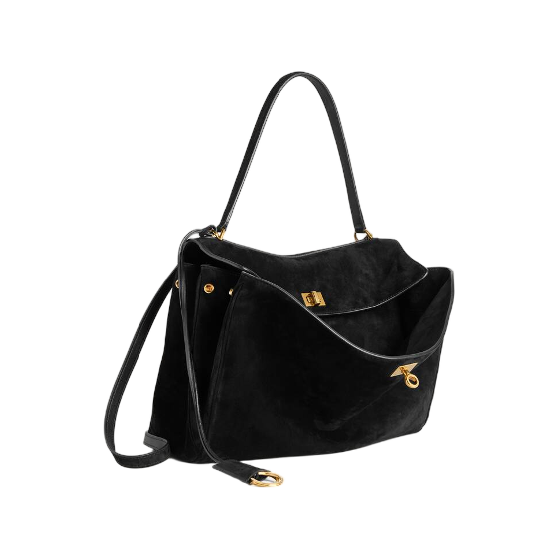 발렌시아가 로데오 핸드백 미디움 블랙(Balenciaga Rodeo Handbag Medium In Black) - 2