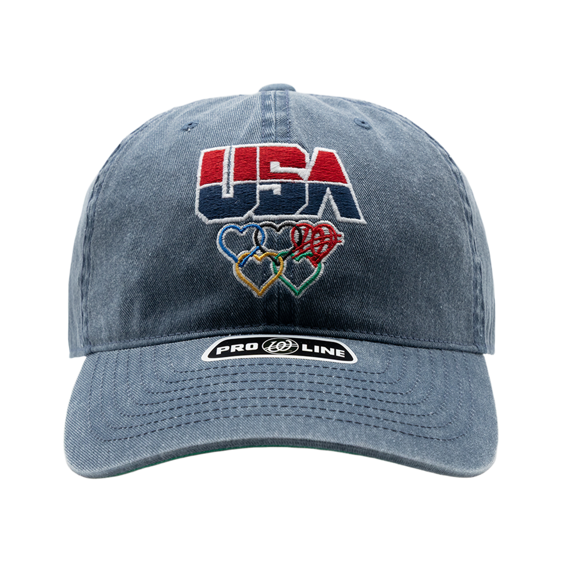 위얼드월드 1996 USA 올림픽 피그먼트 볼캡 네이비(Weird World 1996 USA Olympics Pigment Ball Cap Navy) - 2