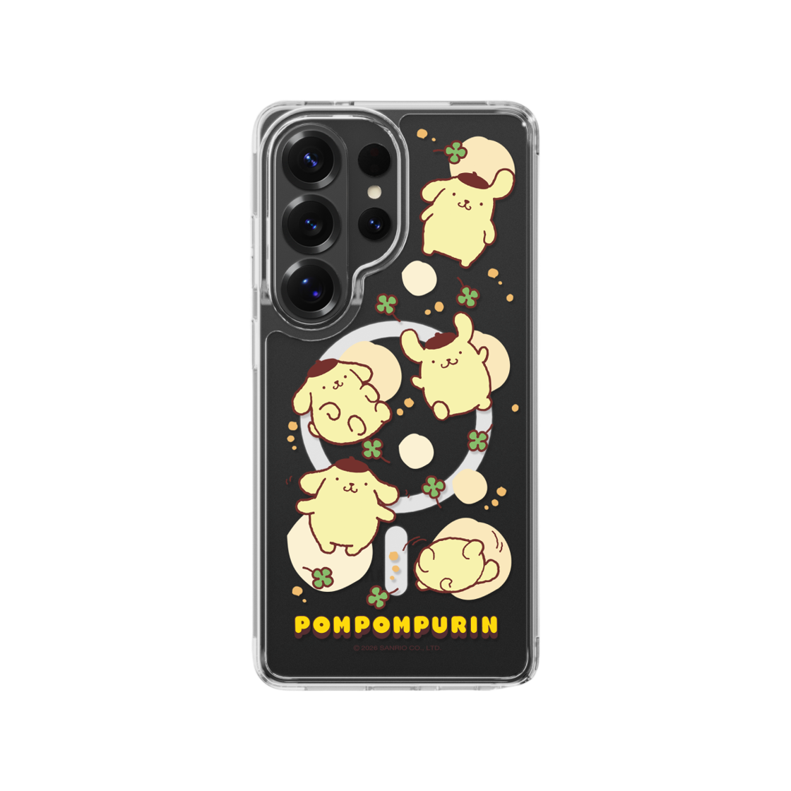 에스엘비에스 폼폼푸린 패턴 클리어 마그넷 케이스 for S26 Series(SLBS POMPOMPURIN Pattern Clear Magnet Case for S26 Series) - 5
