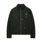 SATUR High Neck Workwear Jumper Khaki
