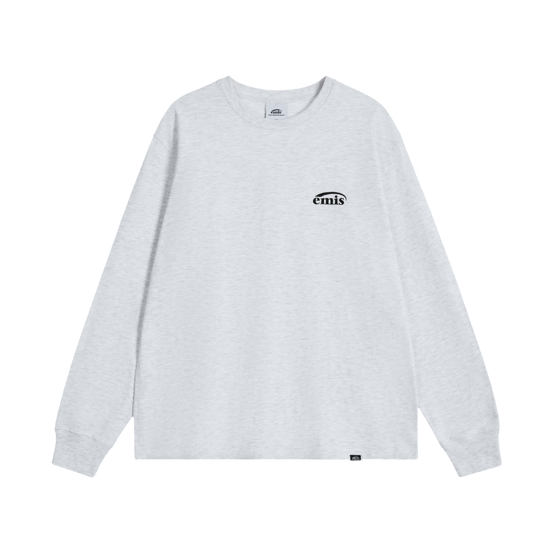 - Emis Logo Long Sleeve T-shirt Heather Gray
